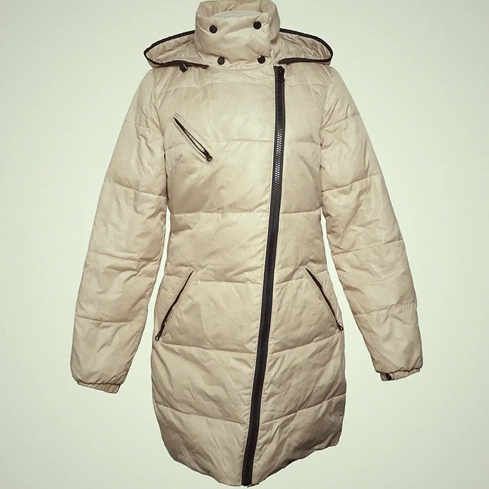 Vero Moda, Daunenmantel, Damen, Größe: S, Beige, Daune/Feder/Polyester #whx