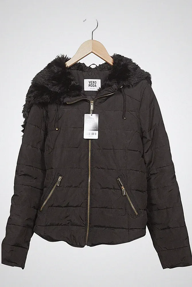 Vero Moda Jacke Damen Anorak Jacket Kurzmantel Gr. M Daunen Schwarz #gl7ad7o