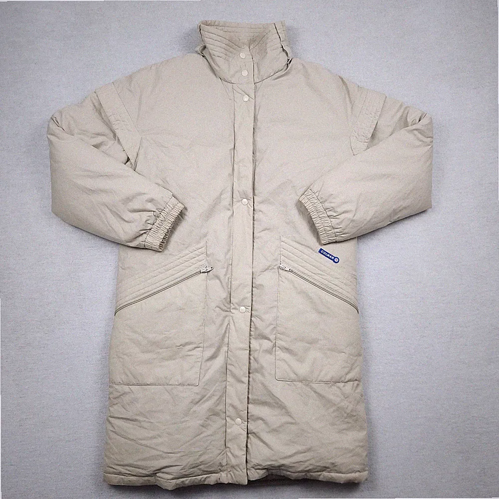 Vintage Colmar Duvet Ski 90s Damen Mantel Jacke Gr. 36 Parka Daunen Winter Braun