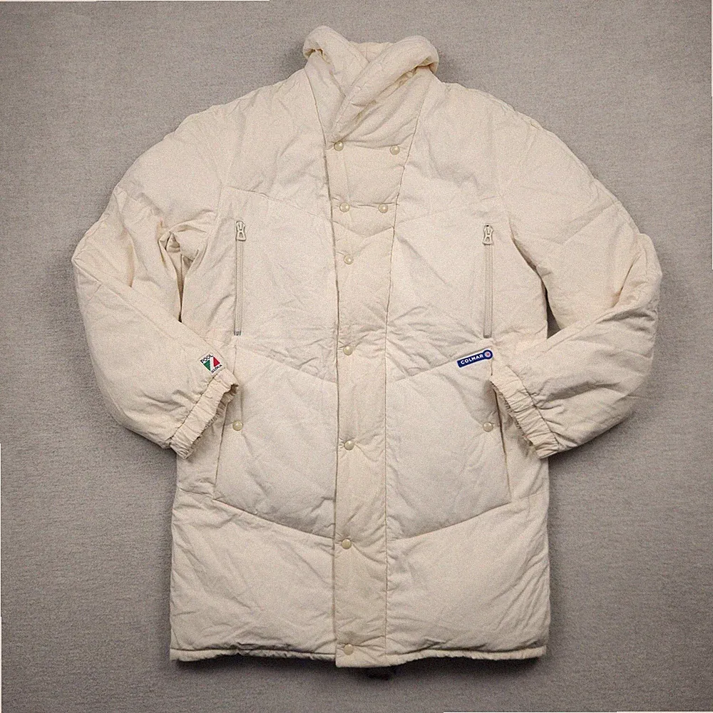 Vintage Colmar Duvet Ski 90s Herren Mantel Jacke Gr. 48 (M) Daunen Puffer Winter