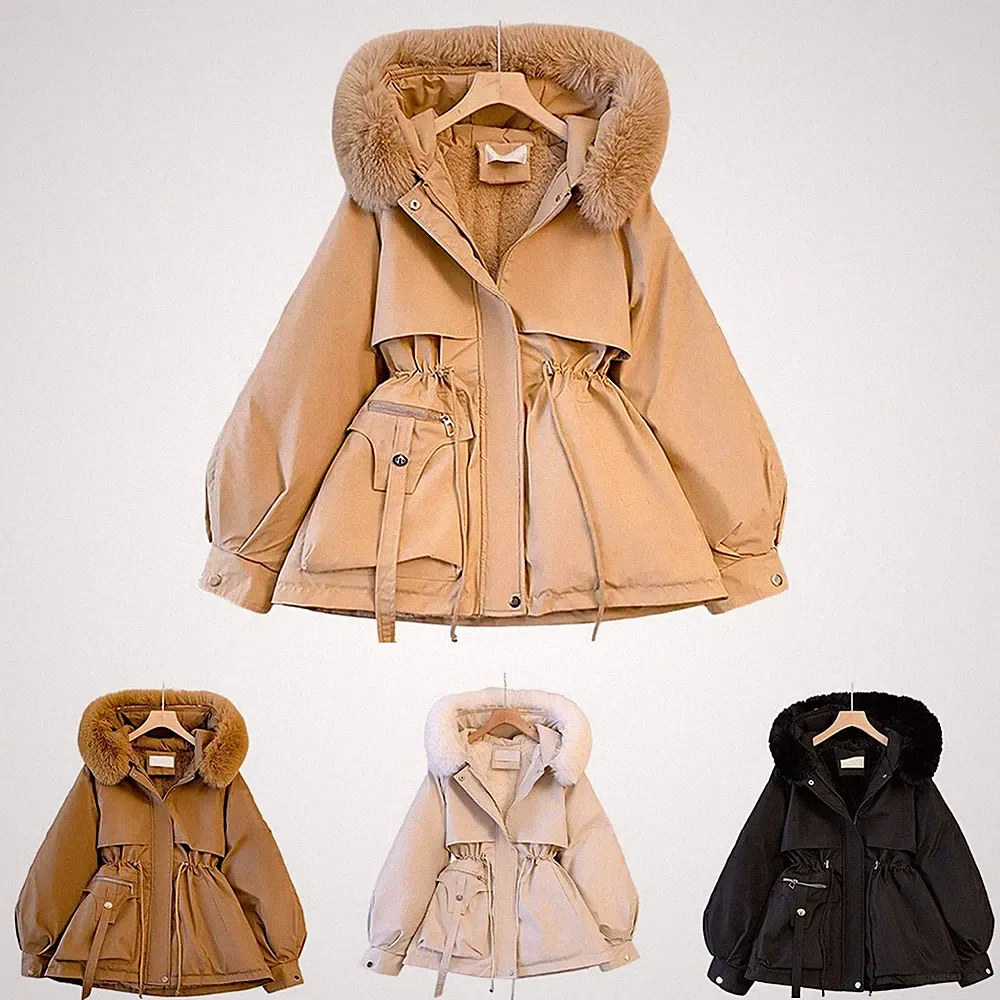 Fleece Daunenparka