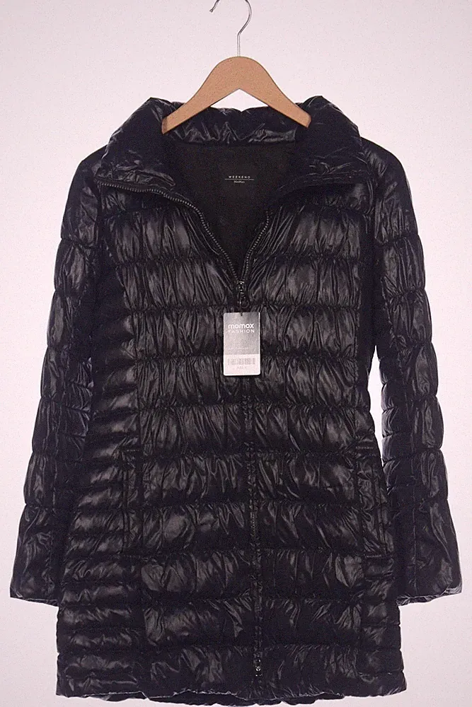 WEEKEND Max Mara Mantel Damen Jacke Parka Gr. EU 34 Daunen Marineblau #1ebkw08