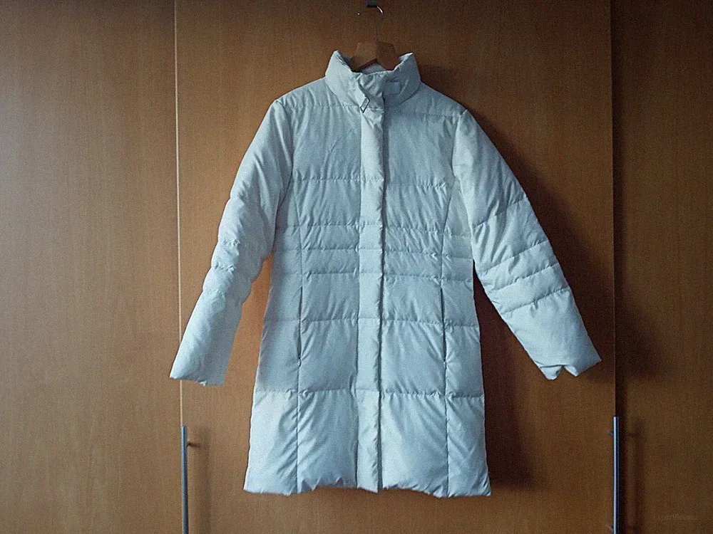 Weiß Daunenjacke Parka Steppjacke lang