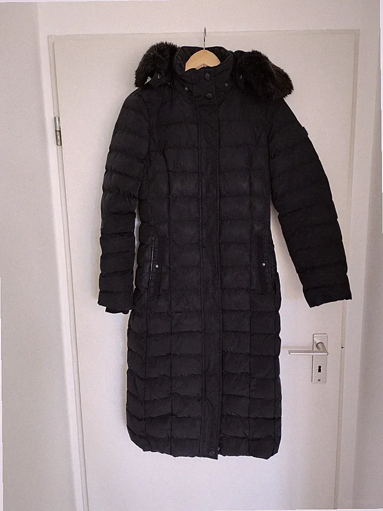 Wellensteyn Daune Wintermantel Daunenmantel Xs Schwarz Santorin Super Long