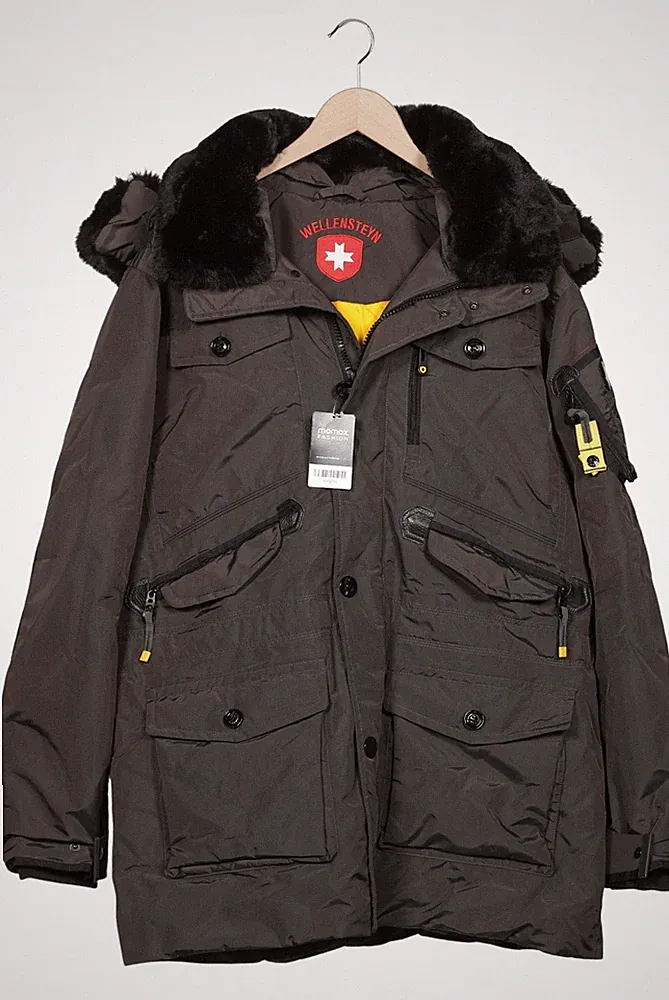 Wellensteyn Jacke Herren Anorak Jacket Kurzmantel Gr. XL Daunen Grau #eq7g89z