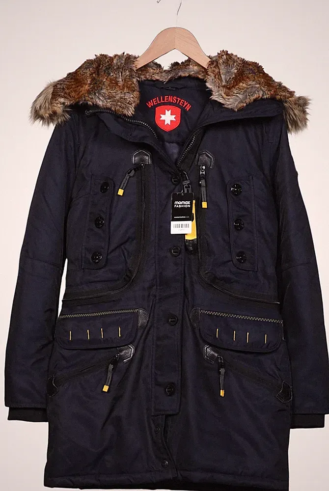 Wellensteyn Mantel Damen Jacke Parka Gr. S Daunen Marineblau #21pk7cl
