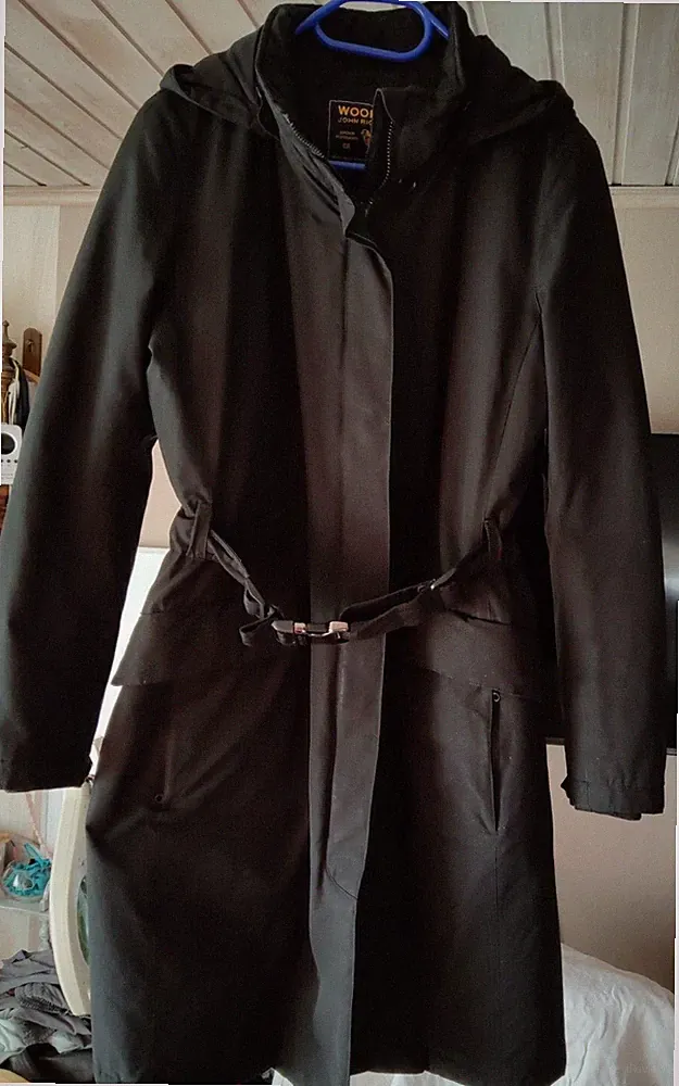 WOOLRICH Daunenmantel GR. 40, Mit Kapuze