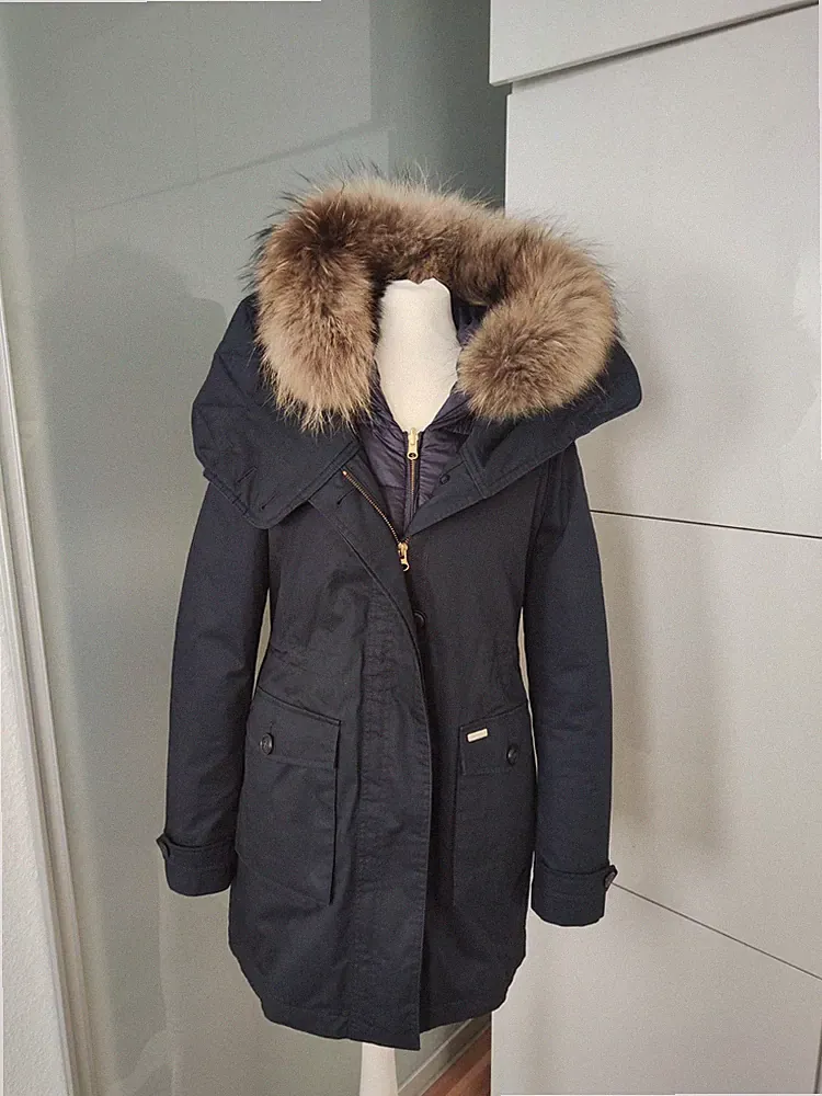 Woolrich Daunenparka 3 in 1 schwarz L/40