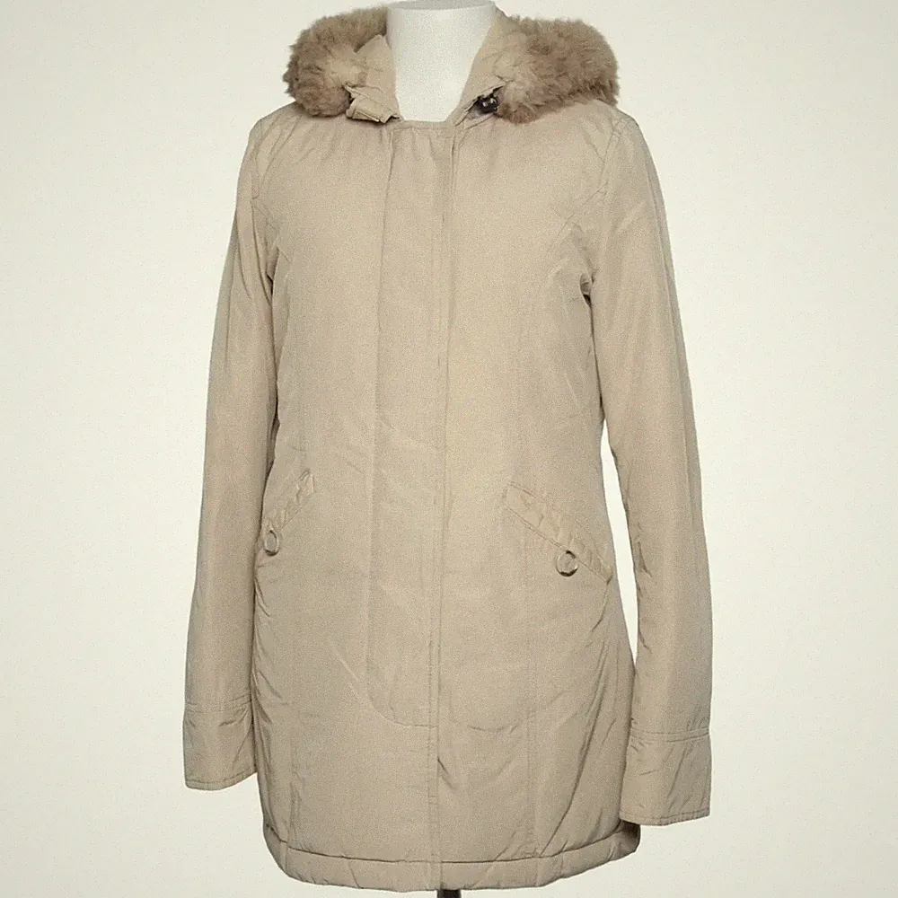Woolrich John Rich&Bros, Daunenmantel, Damen, Größe: S, Beige, Einfarbig #hJd