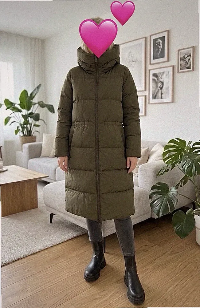 Woolrich Langer Daunenmantel- Größe S- Neu- NP: 995€