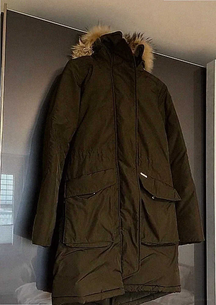 Woolrich Military Parka in oliv/ XS sehr gut erhalten