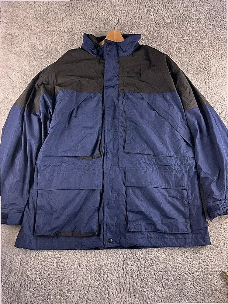 Woolrich Windbreaker Navy Herren Gr. XXL #VWR424