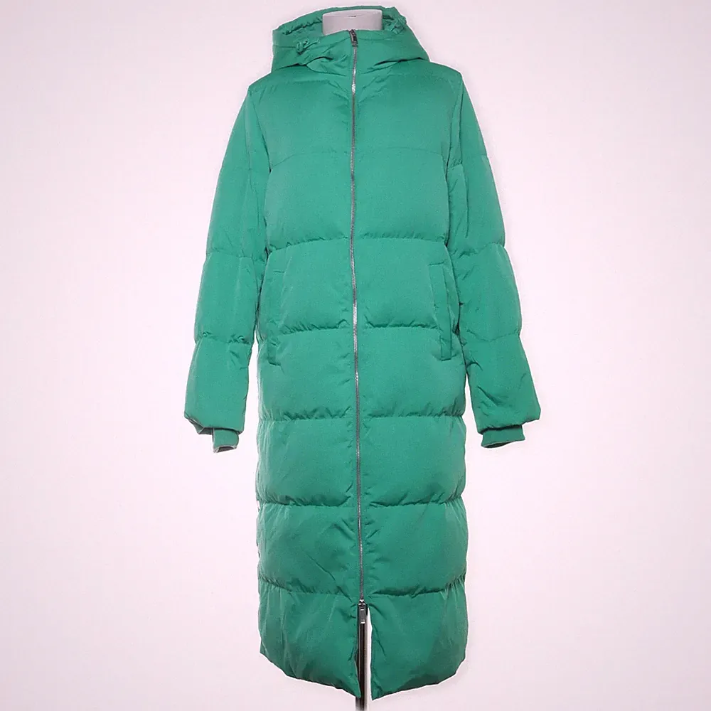 YAS, Daunenmantel, Damen, Größe: XS, Grün, Daune/Feder/Recyceltes Polyester #1mj