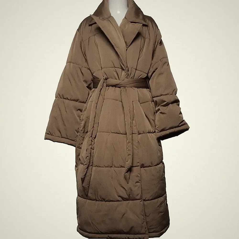 YAS, Daunenmantel, Damen, Größe: XXL, Beige, Recyceltes Polyester #7Ux