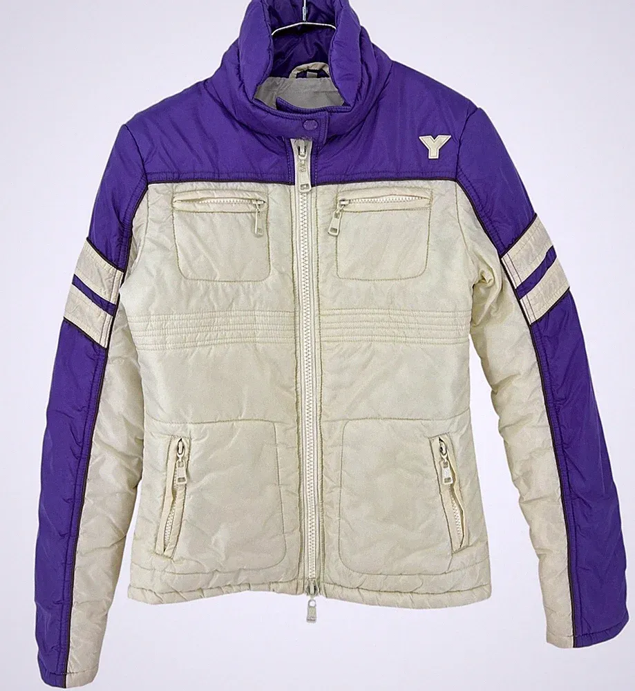 YOSHI Industry Damen 50% Wolle Jacke Mantel Größe M