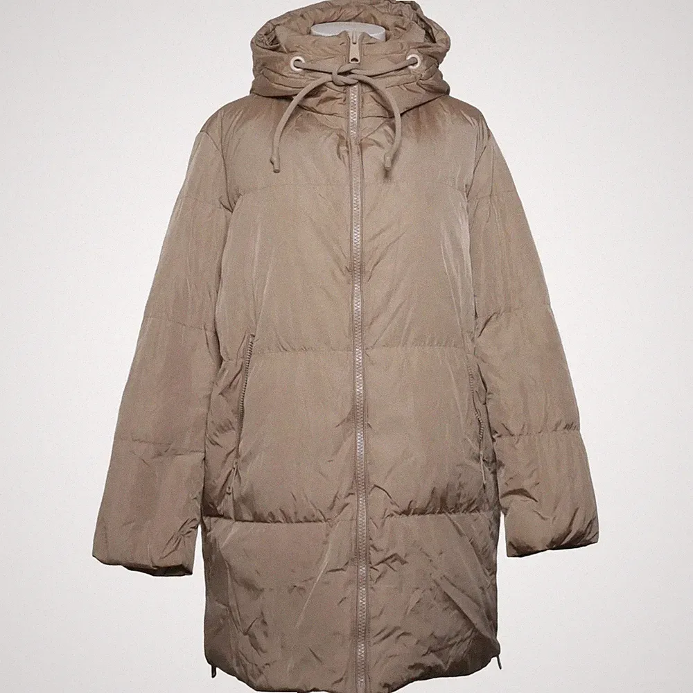 Zara, Daunenmantel, Damen, Größe: XS, Beige, Daune/Feder, Einfarbig #gEk
