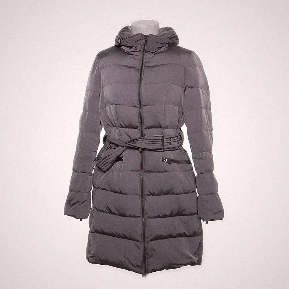 Zara Woman, Daunenmantel, Damen, Größe: L, Grau #1O2