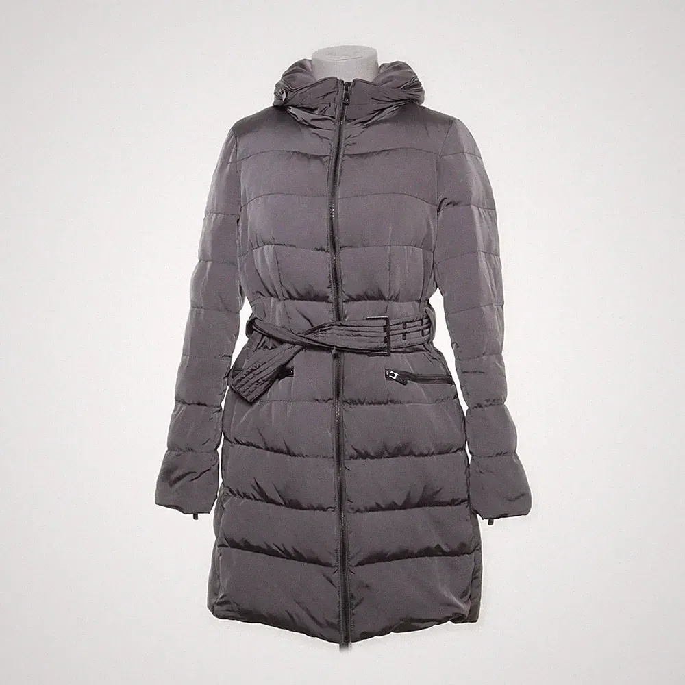 Zara Woman, Daunenmantel, Damen, Größe: L, Grau #nLT