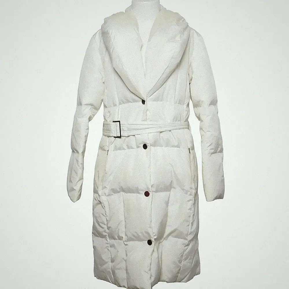 Zara Woman, Daunenmantel, Damen, Größe: L, Weiß #0Pf